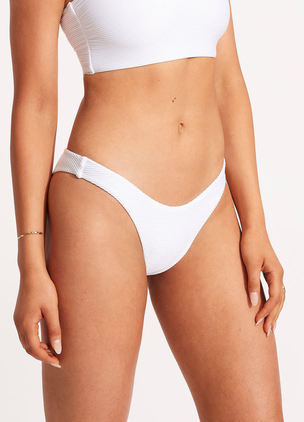 Seafolly Essentials High Cut Pant - White
