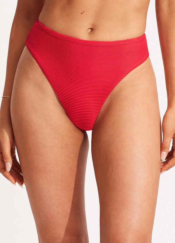 Seafolly Essentials High Rise Pant - Chilli