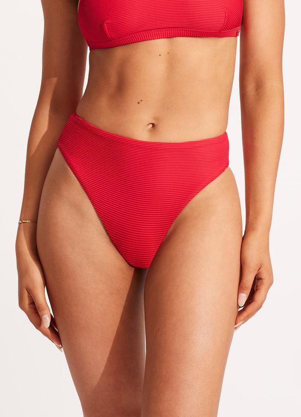 Seafolly Essentials High Rise Pant - Chilli