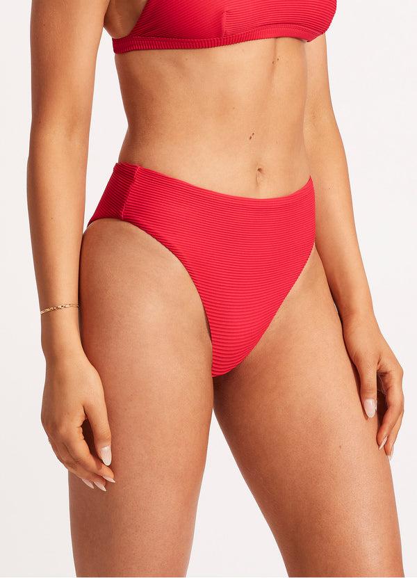 Seafolly Essentials High Rise Pant - Chilli
