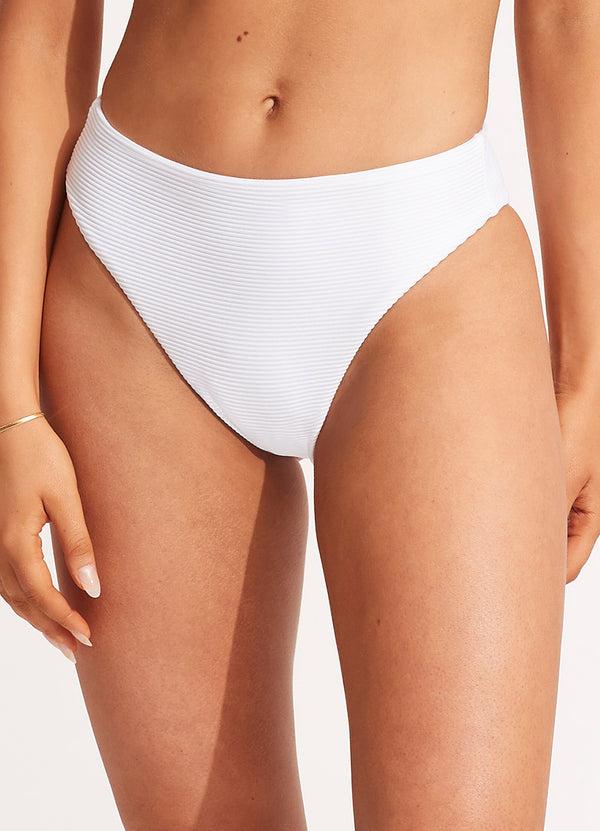 Seafolly Essentials High Rise Pant - White