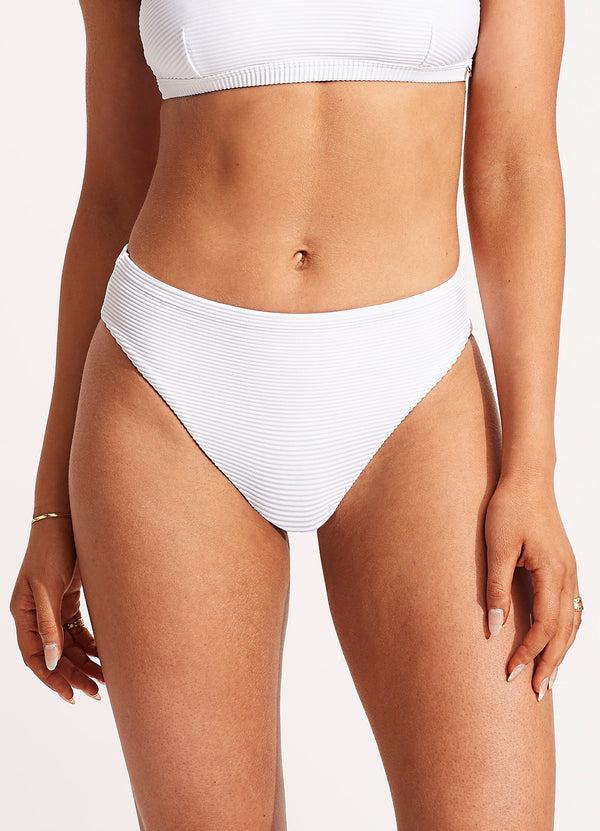 Seafolly Essentials High Rise Pant - White