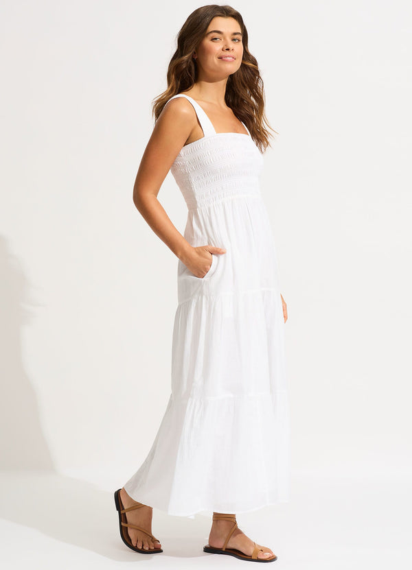 Seafolly Faithful Midi - White
