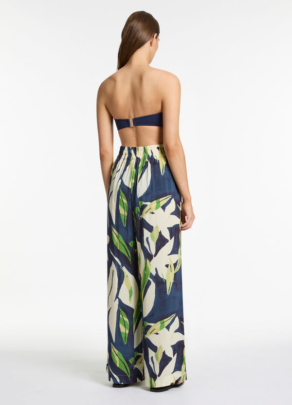 Seafolly Fauna Wide Leg Pant - Ink