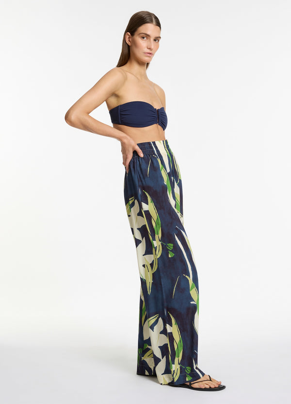 Seafolly Fauna Wide Leg Pant - Ink
