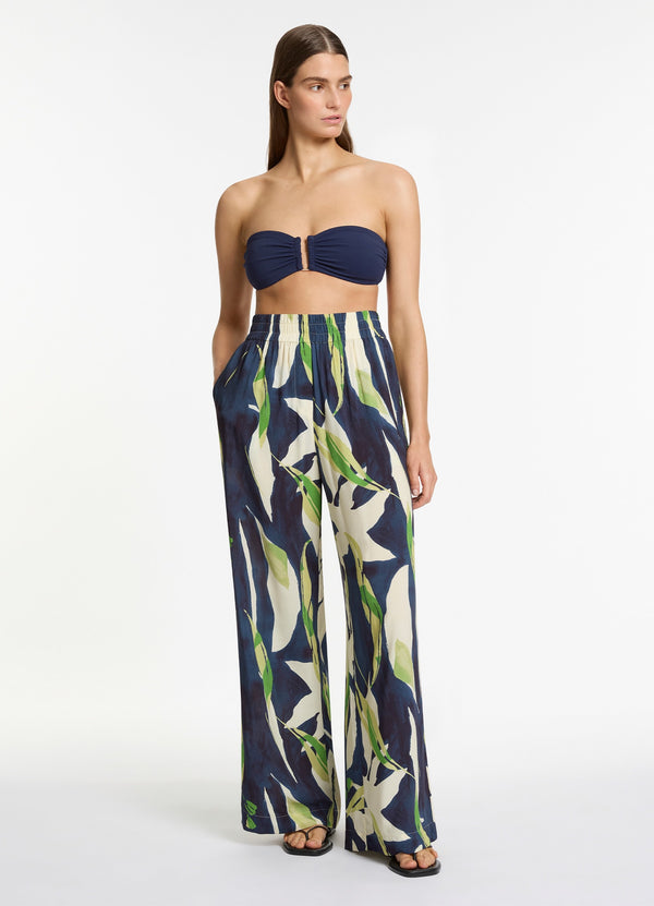 seafolly Fauna Wide Leg Pant - Ink