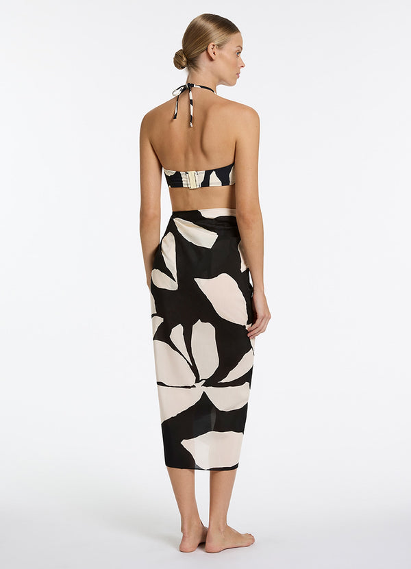 Seafolly Fiore Sarong - Black