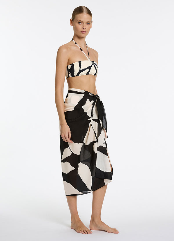 Seafolly Fiore Sarong - Black