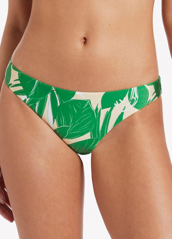 Seafolly Floreale Hipster Pant - Green