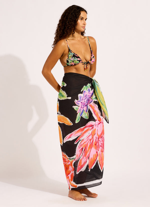 Seafolly Hothouse Flowers Floral Sarong