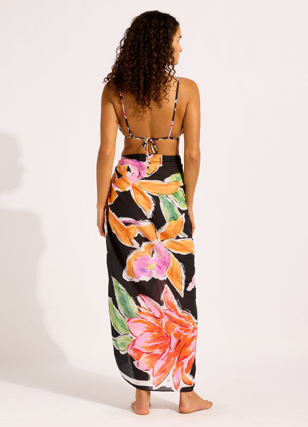 Seafolly Hothouse Flowers Floral Sarong