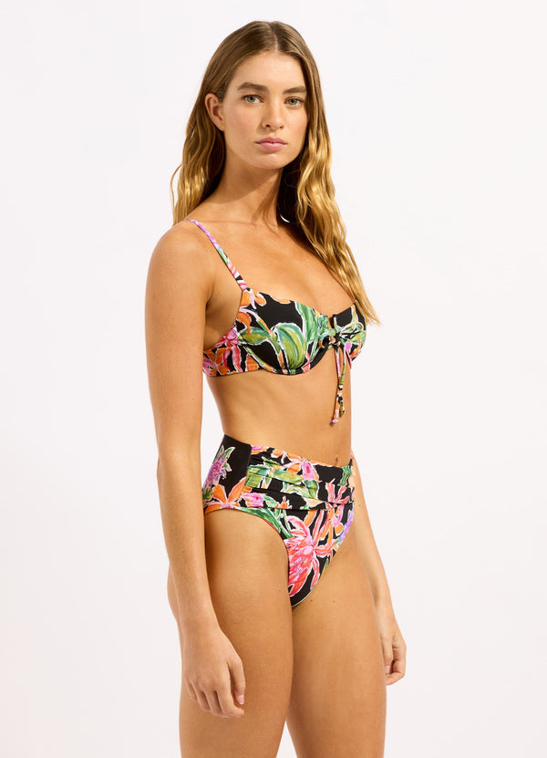Seafolly Hothouse Flowers High Waist Bikini Bottom