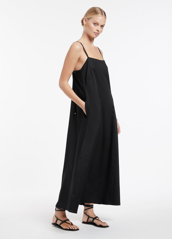 Seafolly Jetset A Line Strappy Dress - Black