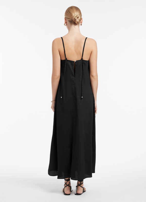 Seafolly Jetset A Line Strappy Dress - Black