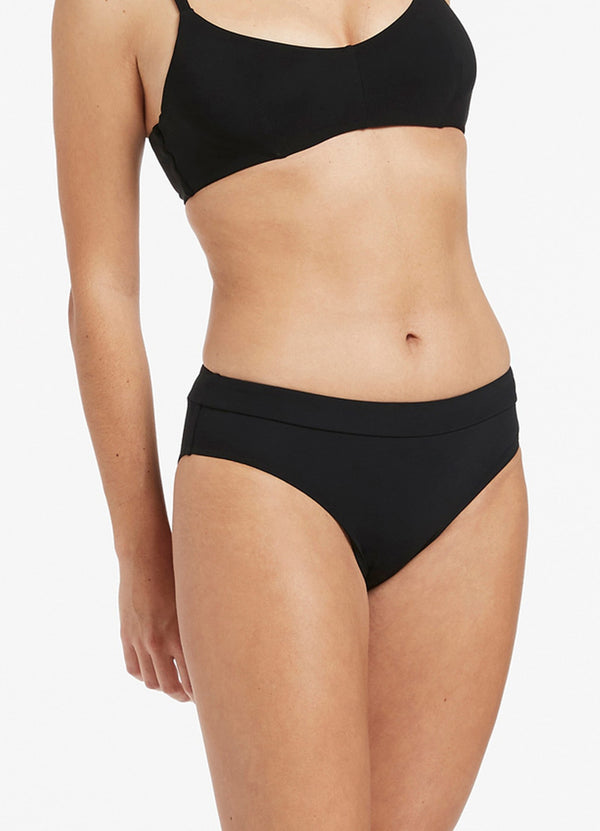 Seafolly JETSET BANDED MID PANT - Black