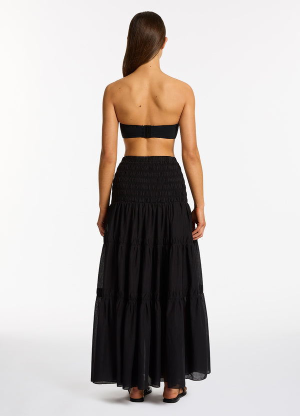 Seafolly Jetset Convertible Maxi Dress - Black