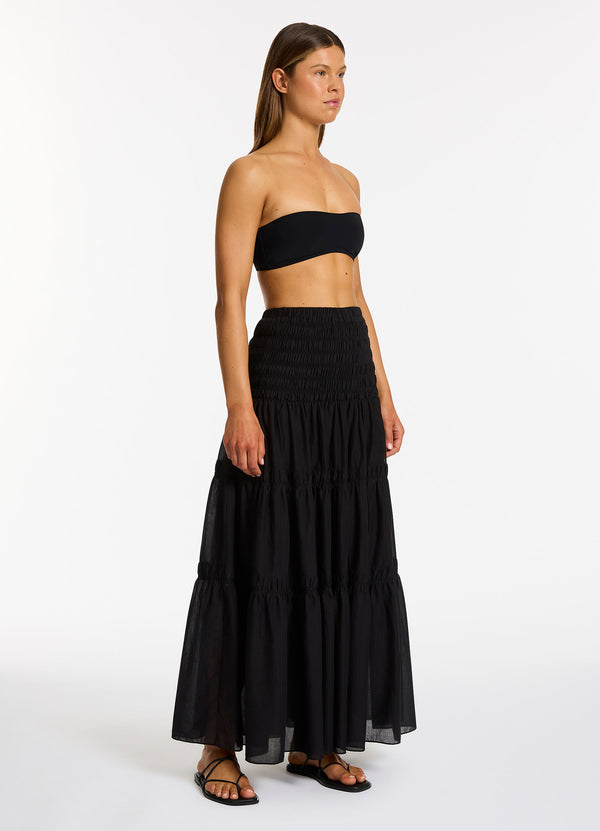 Seafolly Jetset Convertible Maxi Dress - Black