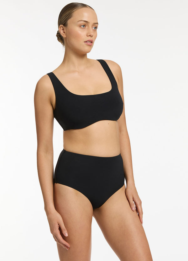 Seafolly Jetset E-F Tank Top - Black