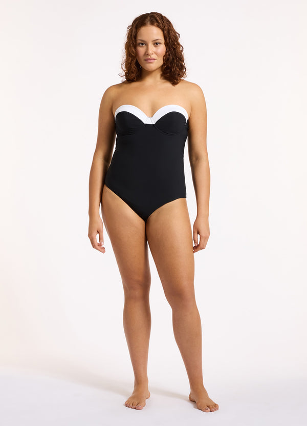 Seafolly Jetset Eternal Bandeau One Piece