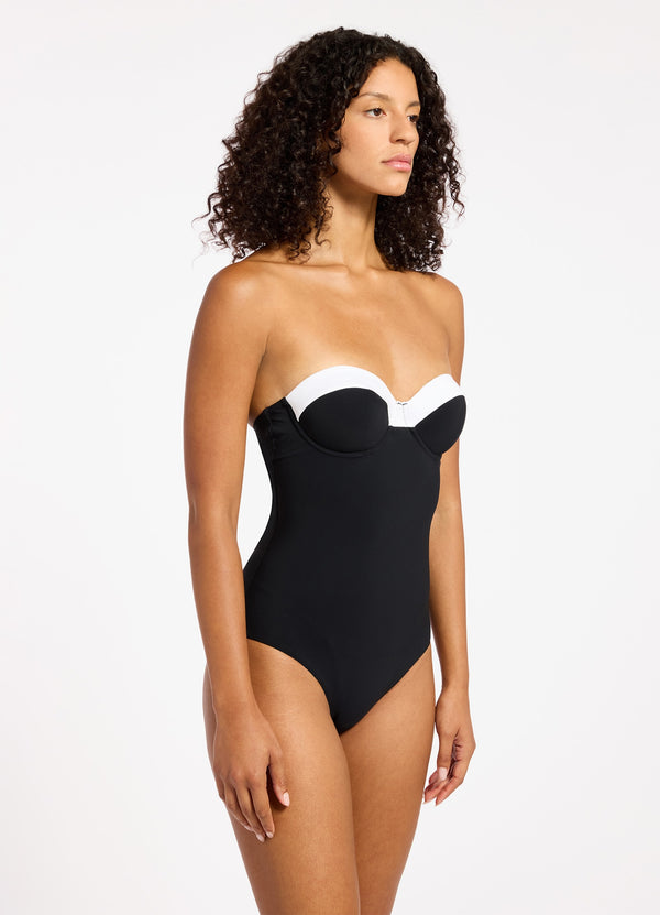 Seafolly Jetset Eternal Bandeau One Piece