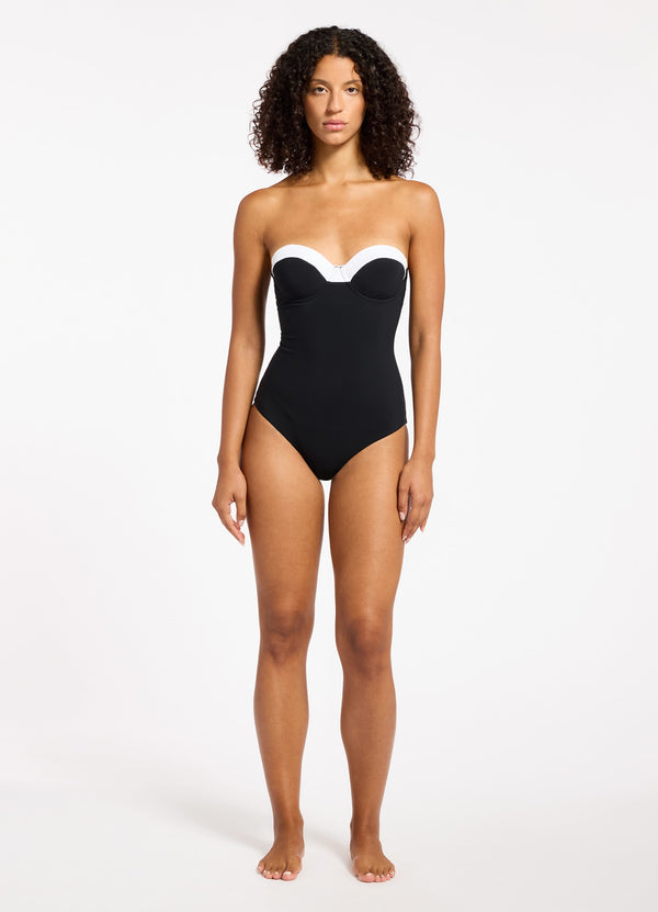 seafolly Jetset Eternal Bandeau One Piece