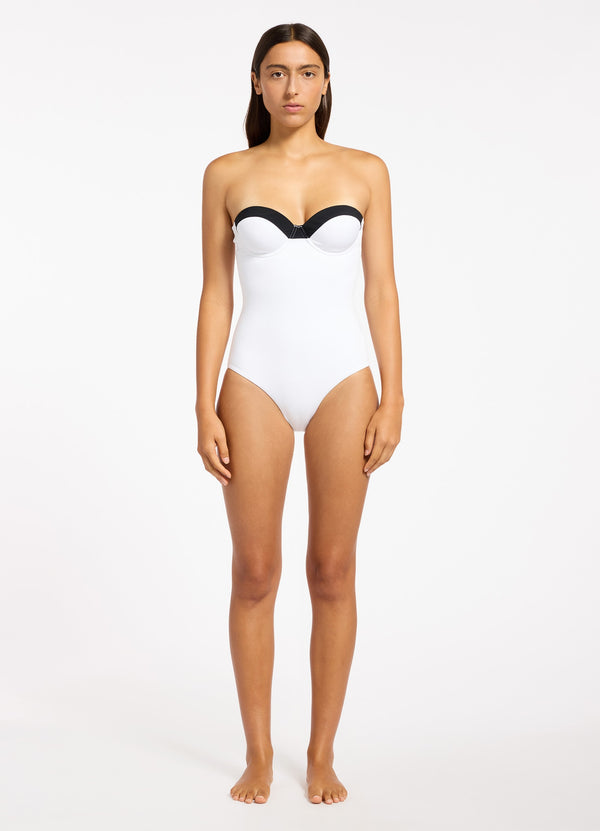 seafolly Jetset Eternal Bandeau One Piece