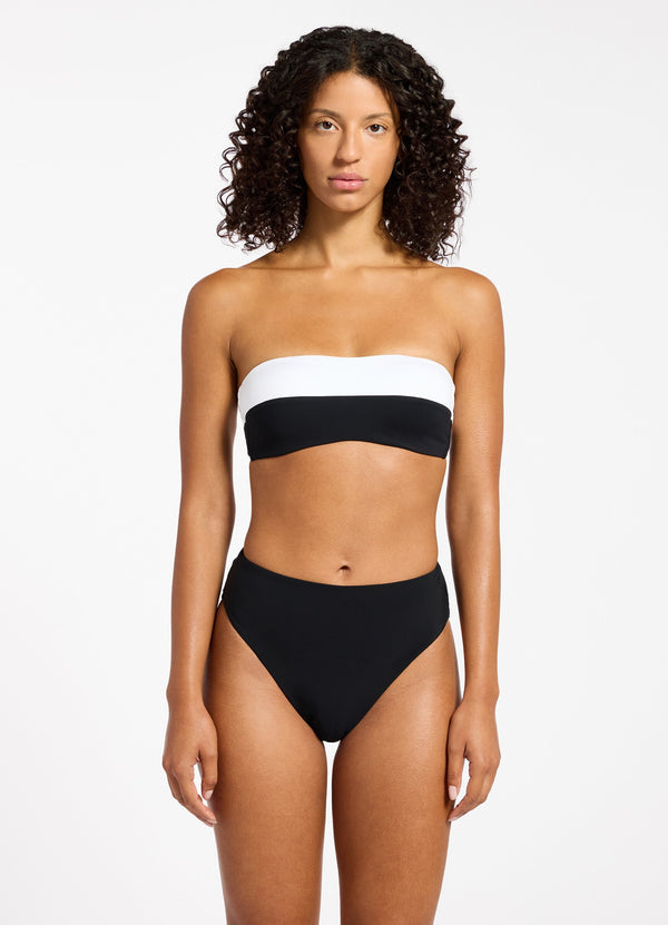 seafolly Jetset Eternal Moulded Bandeau Bikini Top