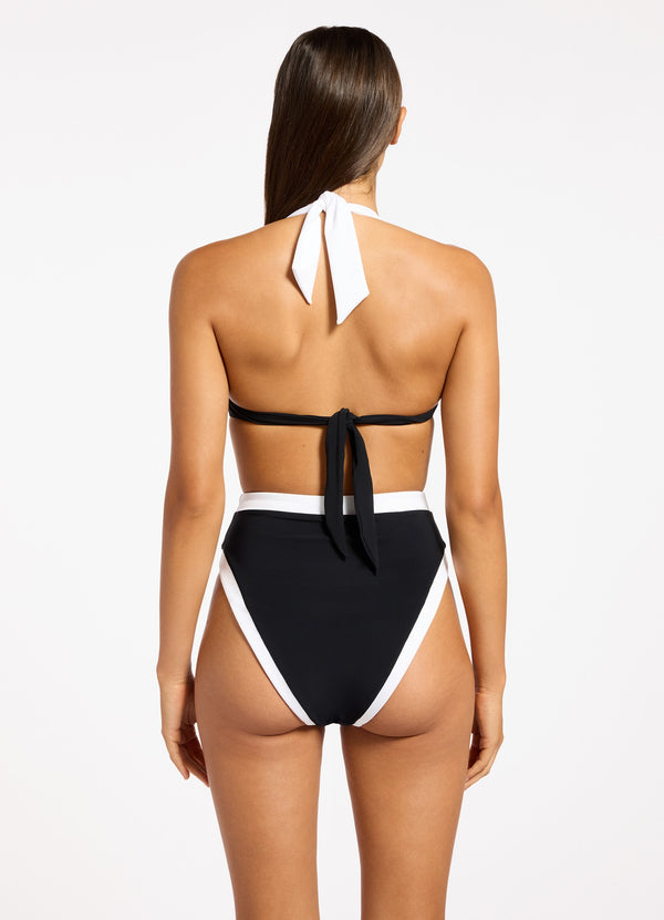 Seafolly Jetset Eternal Moulded Halter Bikini Top