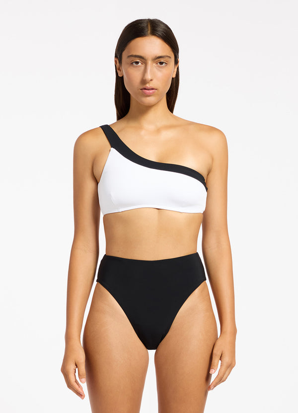 seafolly Jetset Eternal One Shoulder Bikini Top