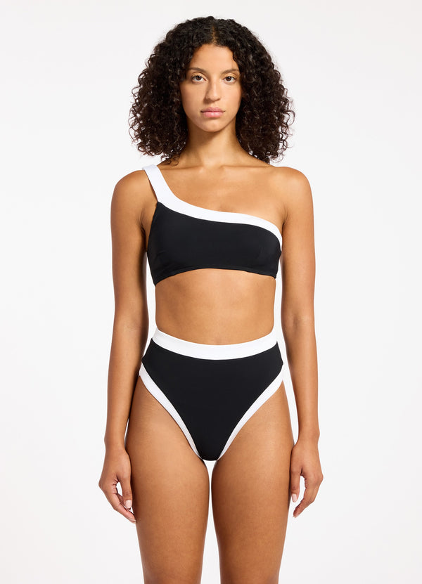 seafolly Jetset Eternal One Shoulder Bikini Top