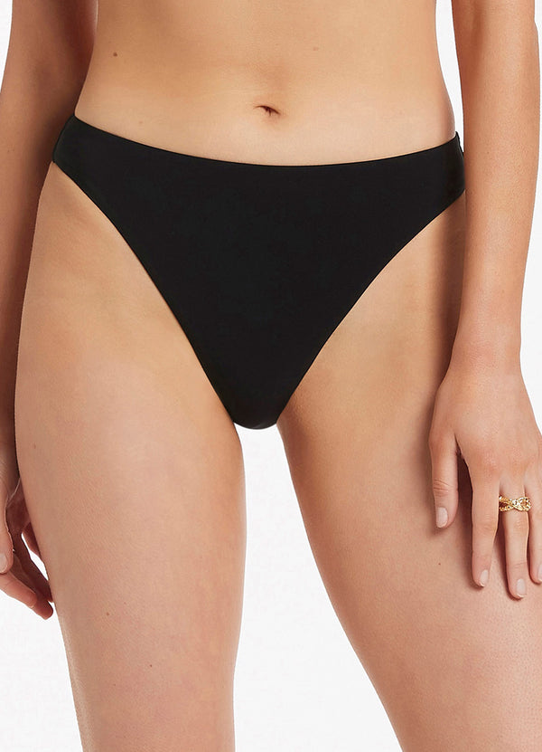 Seafolly Jetset High Legline Pant - Black