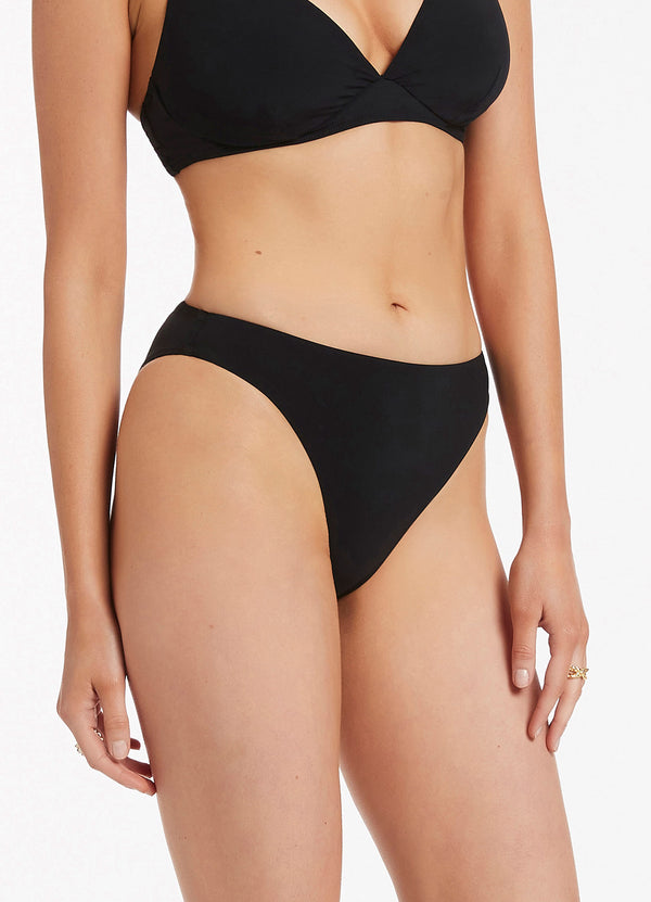 Seafolly Jetset High Legline Pant - Black