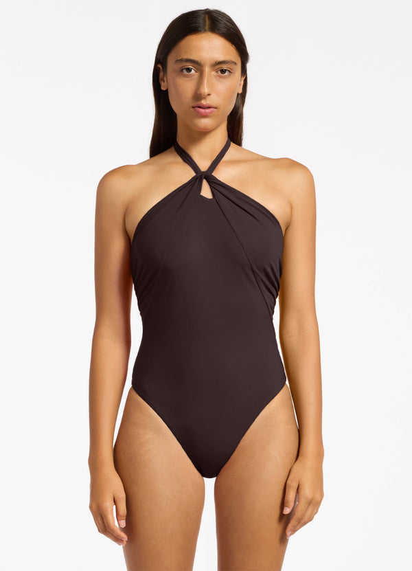 Seafolly Jetset High Neck One Piece