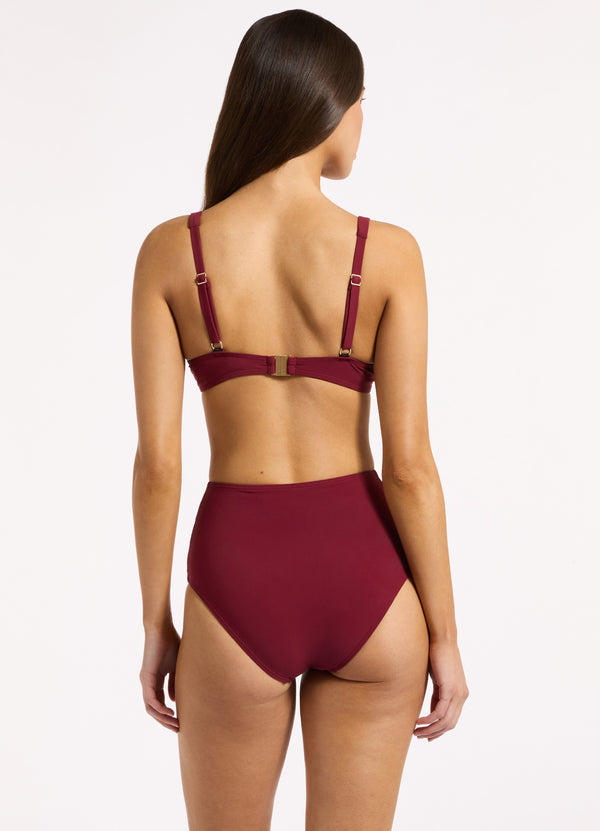 Seafolly Jetset High Waist Bikini Bottom
