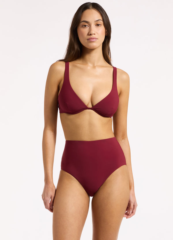 Seafolly Jetset High Waist Bikini Bottom