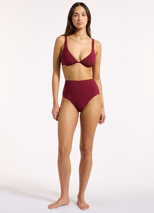 seafolly Jetset High Waist Bikini Bottom