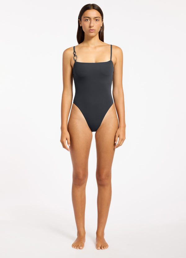 seafolly Jetset Lien Minimal Tank One Piece