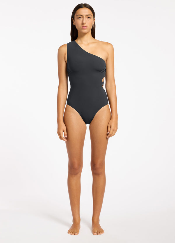seafolly Jetset Lien One Shoulder One Piece