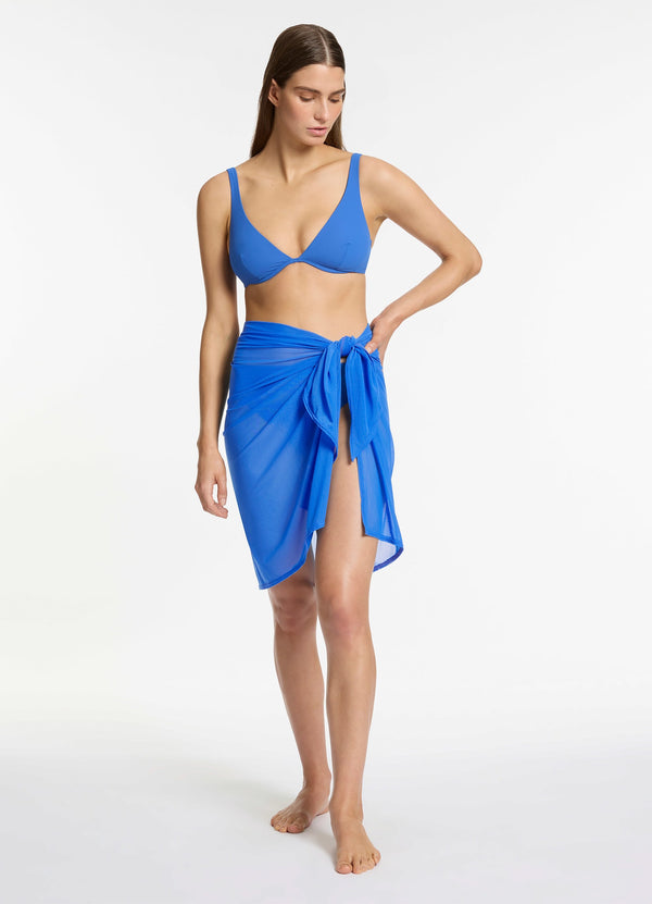 Seafolly Jetset Mesh Sarong - Tide