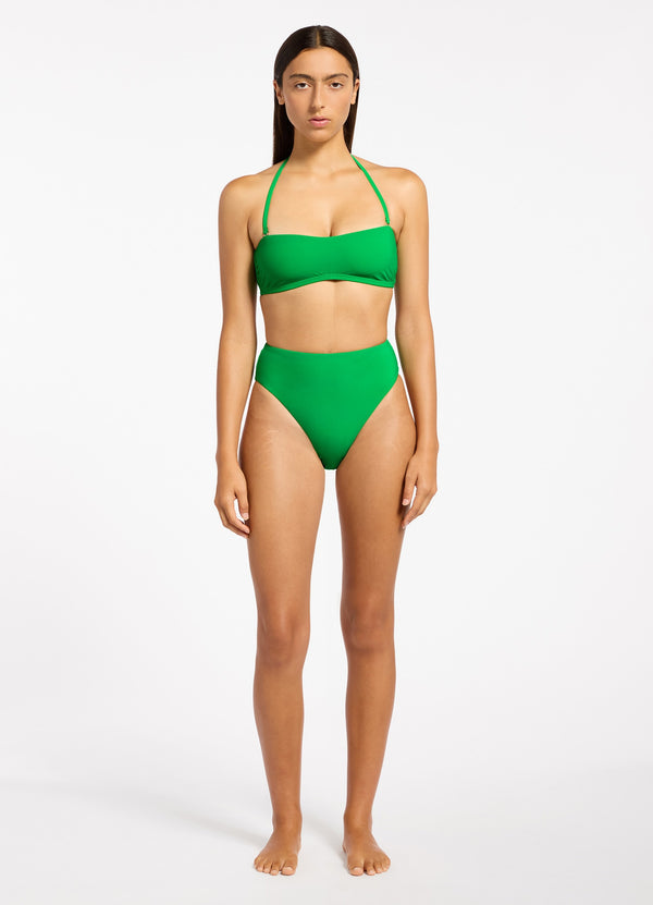 Seafolly Jetset Minimal Bandeau Bikini Top - Flora