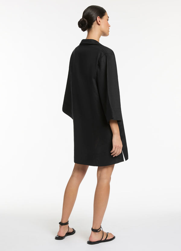 Seafolly Jetset Pullover Kaftan - Black