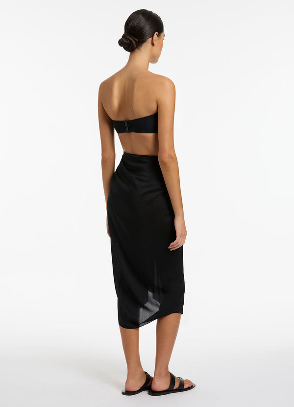 Seafolly Jetset Sarong - Black