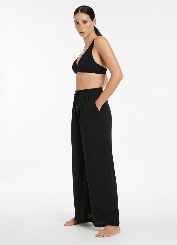 Seafolly Jetset Wide Leg Pant - Black