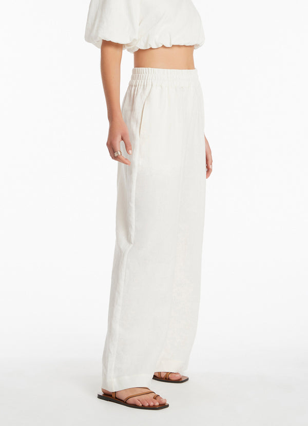 Seafolly Jetset Wide Leg Pants - Cream