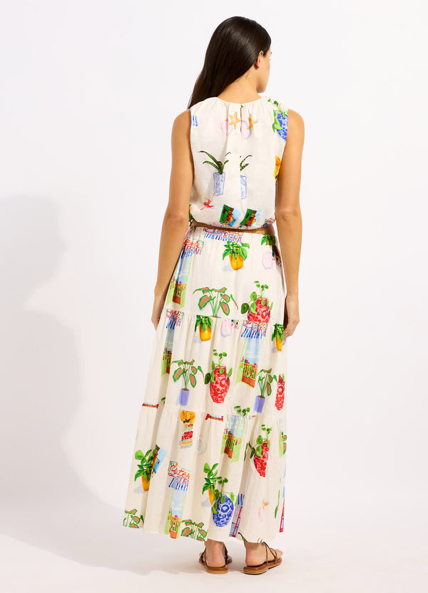 Seafolly La Boca Drawcord Waist Top