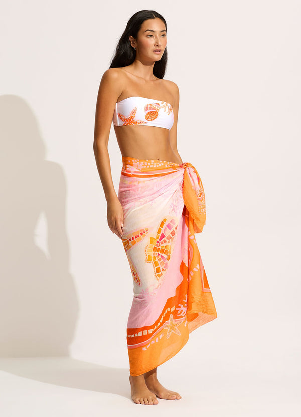 Seafolly La Mer Sarong - White