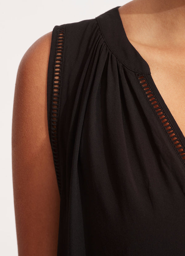 Seafolly Ladder Detail Dress - Black