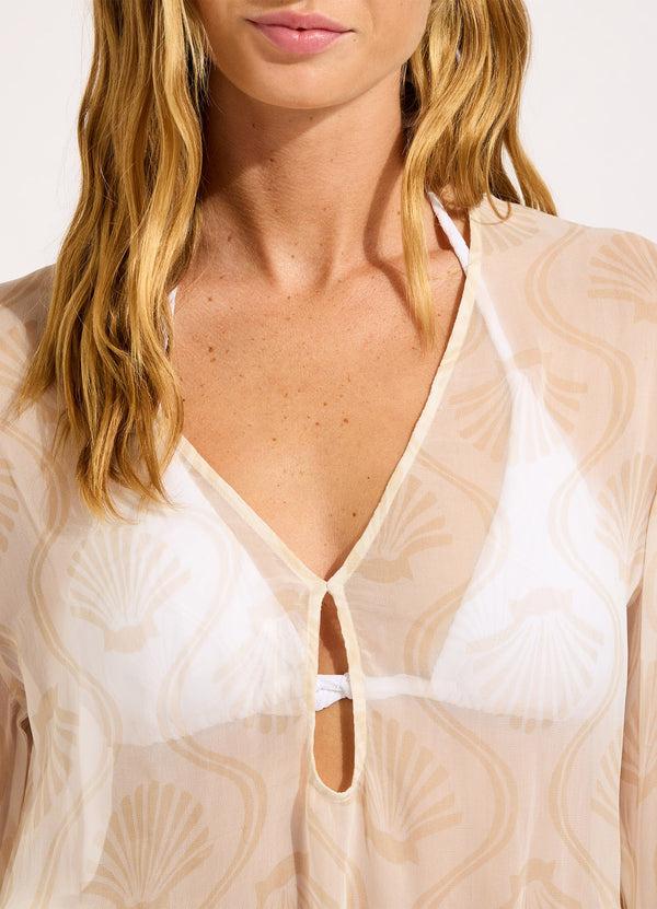 Seafolly Luna Keyhole Front Kaftan