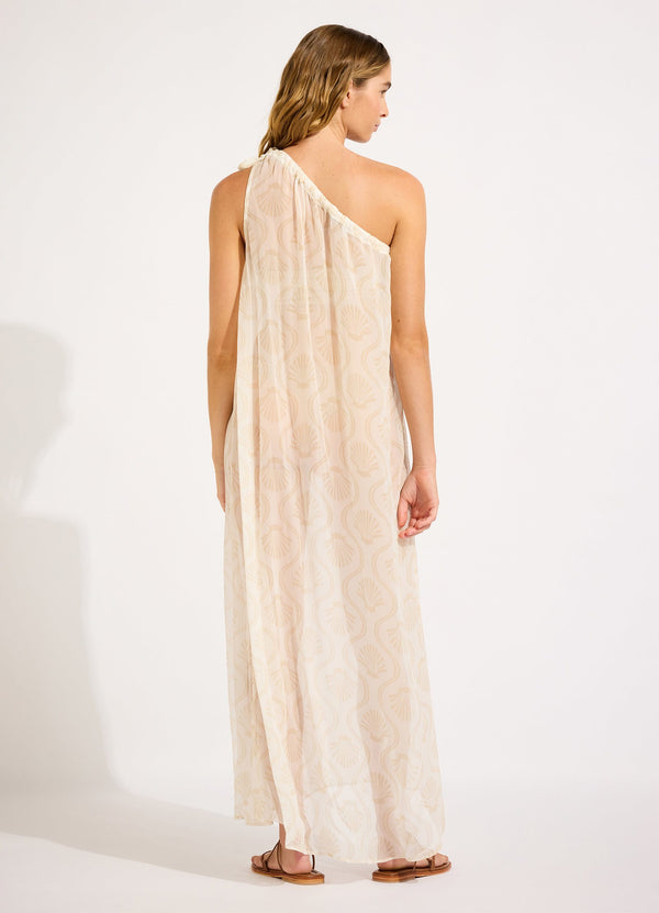Seafolly Luna One Shoulder Maxi Kaftan