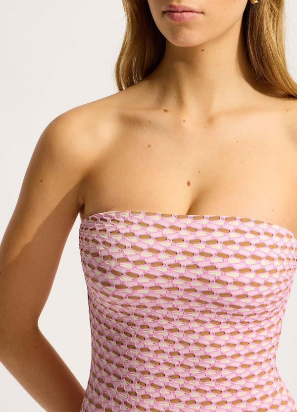 Seafolly Mala DD Bandeau One Piece - Blossom